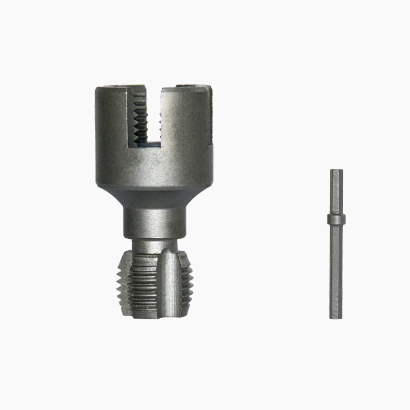 Arenzza tube thread cutting tool for tools and garden, showing the metal tool with threading features and ergonomic handle.