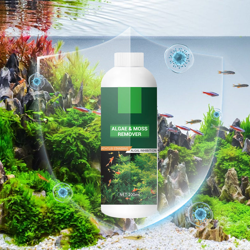 Arenzza algae and moss remover tool for fish tanks, designed for safe water purification and cleaning aquatic surfaces.