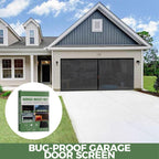 Arenzza 2-pack bug-proof garage door screens, mesh screens with frames, designed to keep insects out while allowing airflow.