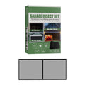 Aarenza 2-pack bug-proof garage door screens in black mesh, designed to keep insects out while allowing airflow.
