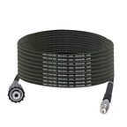Arenzza high-pressure sewer jetter hose with nozzle, flexible, durable, anti-kink design for pipeline and sewer cleaning.