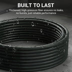 Arenzza high-pressure sewer jetter hose with nozzle, flexible, durable, anti-kink design, for pipeline and sewer cleaning.