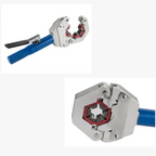 Arenzza portable hydraulic hose crimper kit with handles and pressing dies, ideal for tool and garden hydraulic hose crimping.