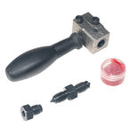 Arenzza universal automotive brake pipe flaring tool kit with various tools for brake line flaring and shaping.