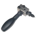 Arenzza universal automotive brake pipe flaring tool kit with various tools for brake line fitting and flaring tasks.