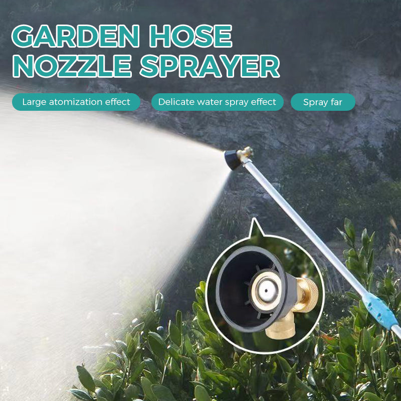 Arenzza adjustable nozzle sprayer for agricultural sprayers, garden tools, with a ergonomic handle and metal nozzle for precise watering.