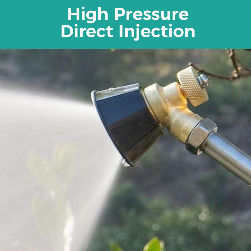 Arenzza adjustable nozzle sprayer for agricultural sprayers, with a black plastic handle and metal fitting, used for gardening and farming tasks.