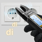 Arenzza U-Type Clamp Meter with LED lights, a tools and garden device for electrical measurements, featuring a digital display and ergonomic design.