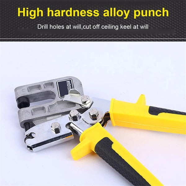 Arenzza Metal Stud Crimper tool used for securing drywall screws in construction and framing applications.