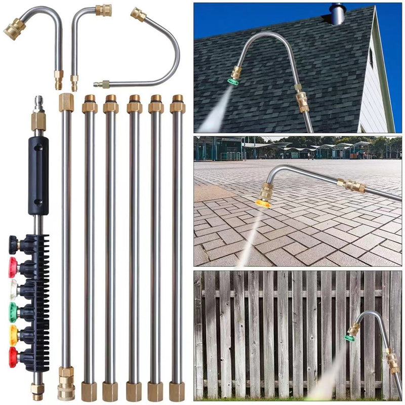 Arenzza 4000 PSI high-pressure cleaning wand set for garden and outdoor cleaning tools, with adjustable spray nozzle and durable design.