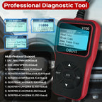 Arenzza multi-function engine fault code reader tool for car diagnostics, with display screen and control buttons.