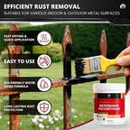 Arenzza waterproof sealant in a tube, showing its flexible, deep-penetrating formula for sealing and protecting surfaces outdoors.