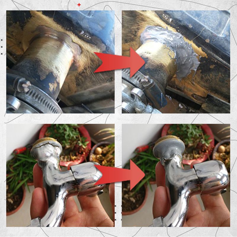 Arenzza Welding Super Glue in a small bottle, ideal for tools and garden repairs, shown with packaging and applicator tip.