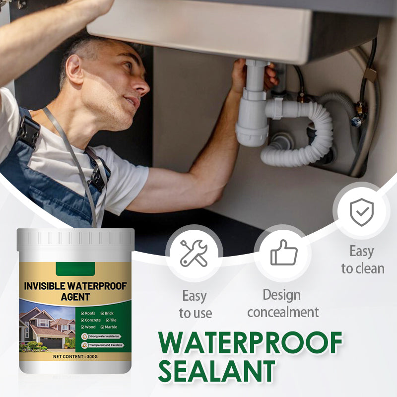 Arenzza transparent waterproof sealant tube for leak repair, ideal for tools and garden use, preventing water damage.