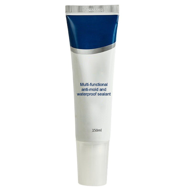 Arenzza multi-functional anti-mold waterproof sealant tube, designed for tools and garden use, with a bright blue and white packaging.