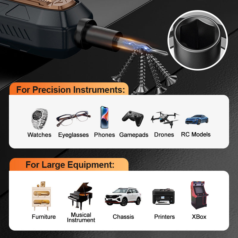 Arenzza 180-in-1 professional precision screwdriver kit with multiple screwdrivers and bits for versatile repair tasks.