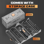 Aarenzza 180-in-1 professional precision screwdriver kit with various screwdriver bits and tools for detailed repair work.