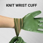 Arenzza rubber coated work gloves with knit wrist cuff, durable tools and garden gloves for protection and grip.