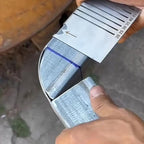 Arenzza square stainless steel angle marking ruler with 90° arc, ideal for precise woodworking and garden tool measurements.