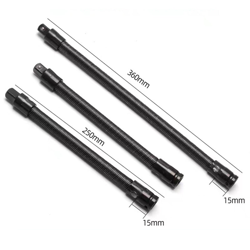 Arenzza 1/2-inch flexible socket extension bar for tools, designed to reach tight spaces easily in DIY and gardening projects.