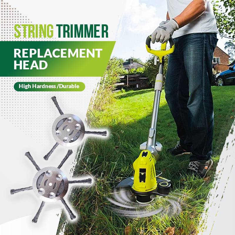 Arenzza steel wire thread trimmer replacement head with grass cutting blades for gardening tools.