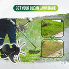 Arenzza steel wire thread trimmer replacement head with grass cutting blades for garden tools, ideal for trimming grass and weeds.