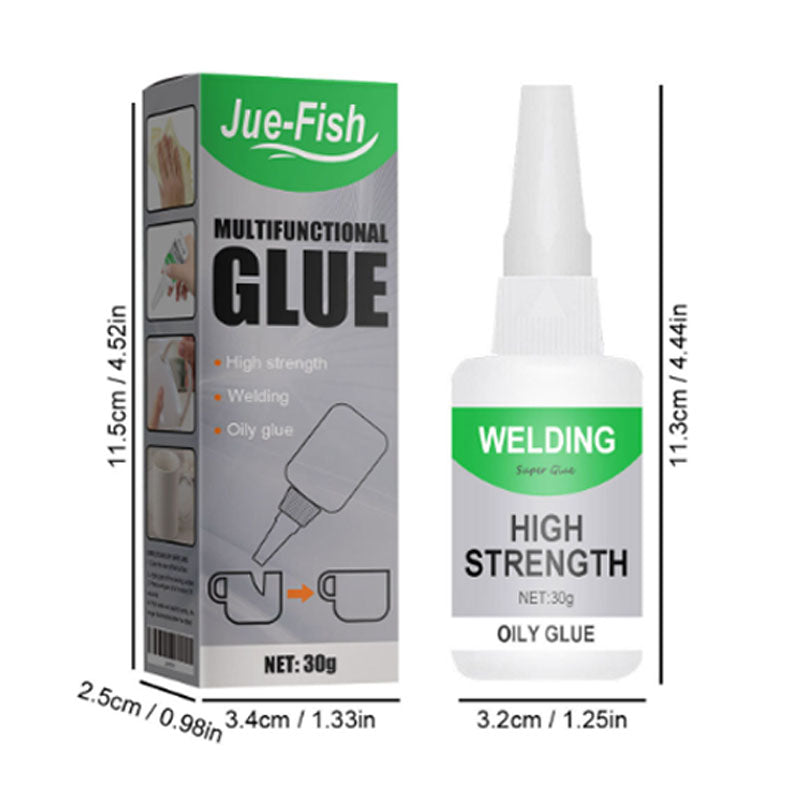 Arenzza high-strength oily welding glue in a tube, suitable for tools and garden repairs, no tools or drilling needed.