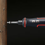 Arenzza cordless electric screwdriver set with multiple bits and charger, ideal for home repairs and DIY projects.