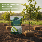 Arenzza Tree Drip Nutrient Solution bottle for plant recovery, with dropper cap and label showing nutrient details.