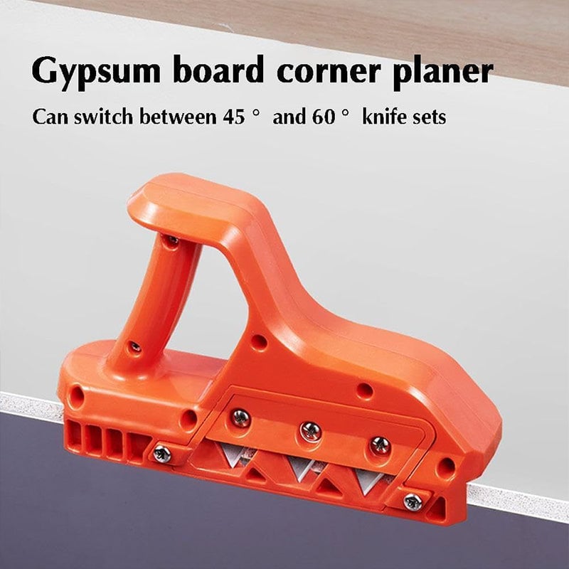 Arenzza drywall edge chamfer woodworking hand tool for smoothing and shaping drywall edges in construction projects.