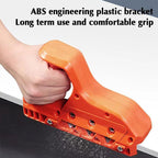 Arenzza drywall edge chamfer woodworking hand tool with wooden handle for smooth, angled drywall edge finishing.