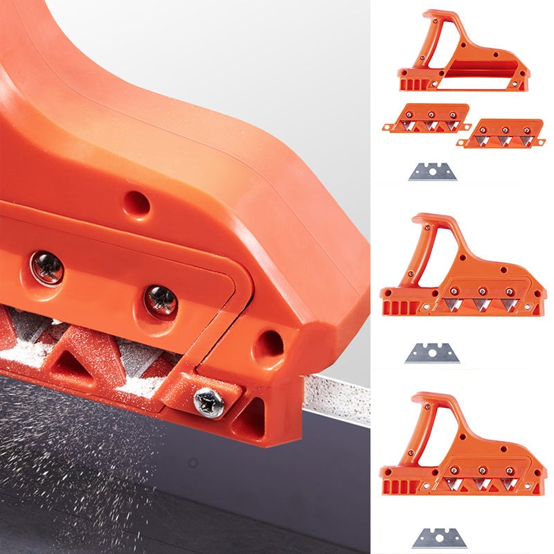 Arenzza drywall edge chamfer woodworking hand tool for smooth, beveled edges in drywall installation and finishing.