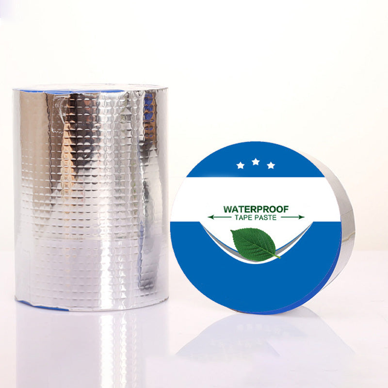 Arenzza waterproof leak repair tape applied to a pipe, demonstrating its all-purpose sealing and repair capabilities.