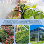 Arenzza automatic 360° curved garden irrigation system tool for efficient watering of garden beds and lawns.