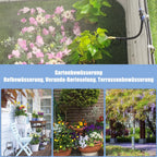 Arenzza automatic 360° curved garden irrigation system with hoses and connectors for efficient watering in the tools and garden category.