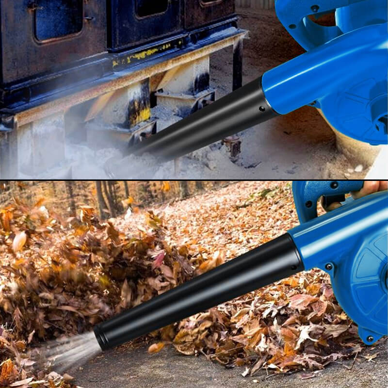 Arenzza industrial-grade blower for tools and garden, showing a powerful, super strong air blower with a sturdy handle and metal components.