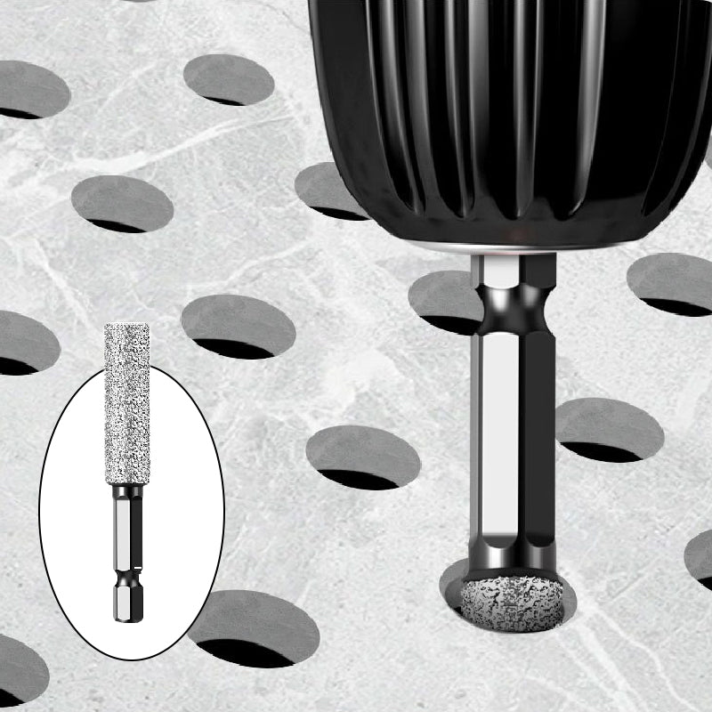 Arenzza hex shank brazed hole opener for drilling and grinding in tools and garden applications, featuring a durable metal design.