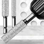 Arenzza Hex Shank Brazed Hole Opener for drilling and grinding, tool with hex shank and abrasive surface for cutting holes.