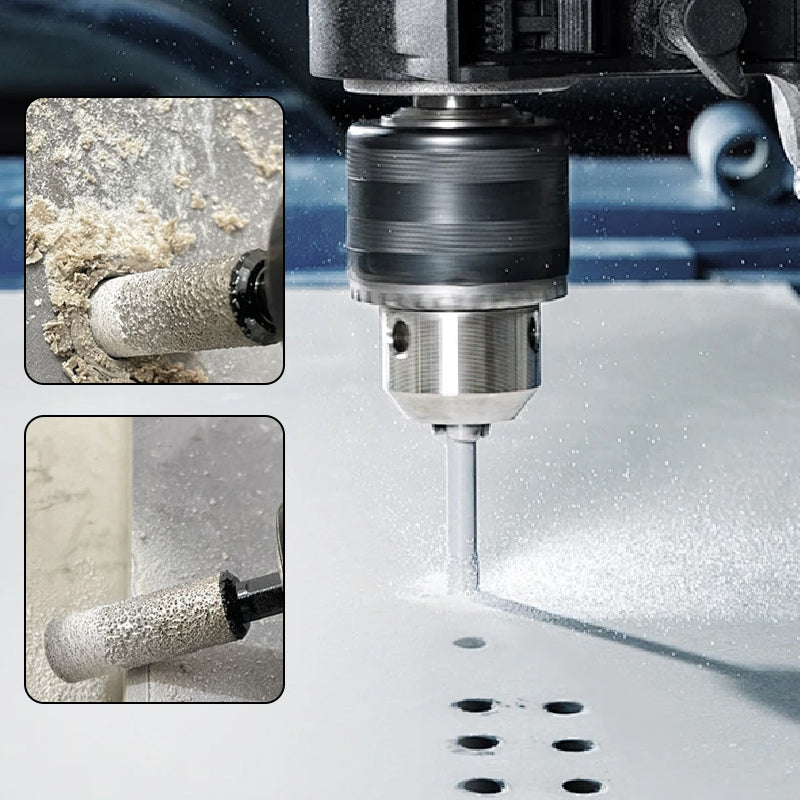 Arenzza Hex Shank Brazed Hole Opener for drilling and grinding, tool with hex shank and durable metal head for gardening and construction.