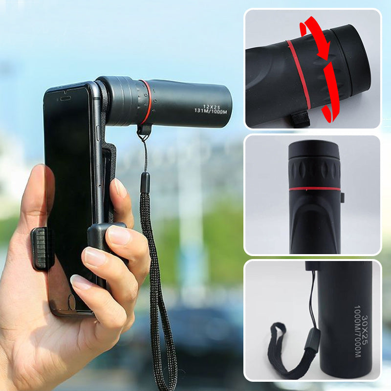 Arenzza outdoor portable monocular telescope with compact design and adjustable focus, ideal for outdoor observation and nature exploration.