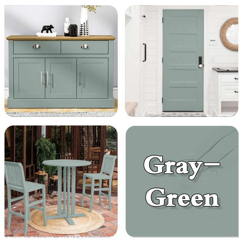 Arenzza water-based environmentally friendly odorless wood furniture repair and renovation paint in a container, suitable for tools and garden use.