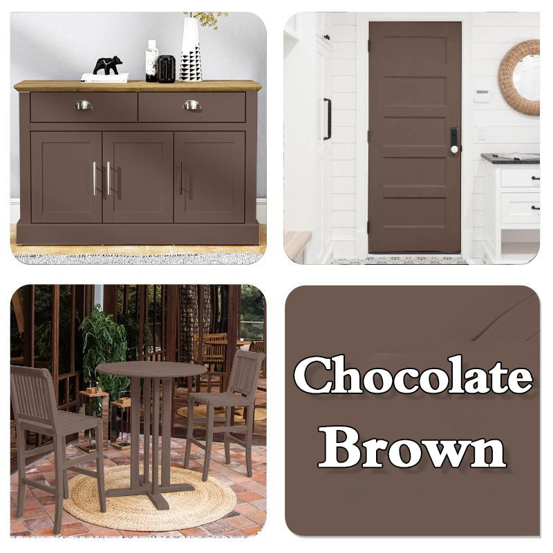 Arenzza water-based environmentally friendly odorless wood furniture repair and renovation paint container with brush applicator and tools.