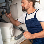Arenzza professional plumbing wrench kit with multiple adjustable wrenches for plumbing repairs and maintenance.