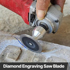 Arenzza M14 diamond blade for stone and tile, chip-free, hot-pressed, with M14 thread, ideal for cutting ceramic and stone surfaces.