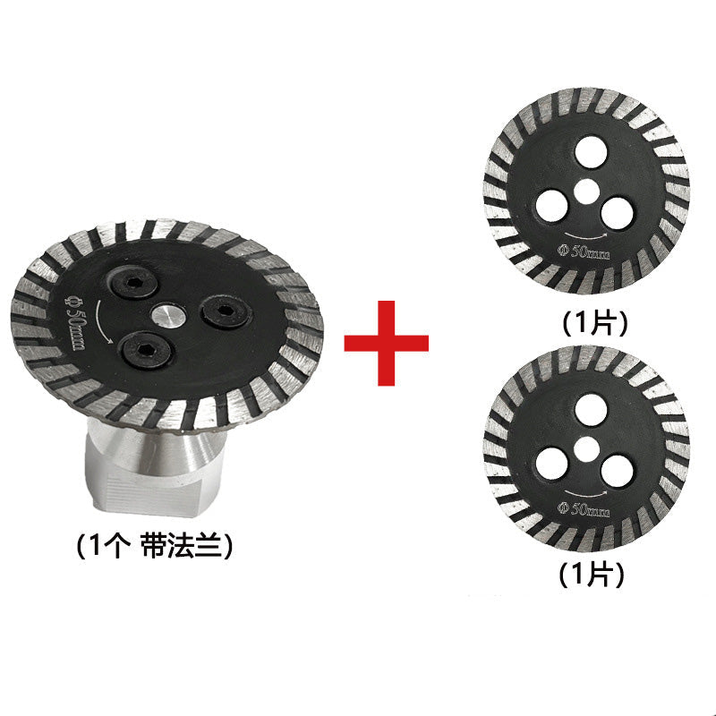 Arenzza M14 diamond blade for stone and tile cutting, chip-free, hot-pressed with M14 thread, displayed on a shop shelf.