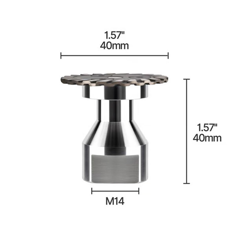 Arenzza M14 Diamond Blade for Stone and Tile, chip-free hot-pressed cutting tool with M14 thread for tools and garden applications.