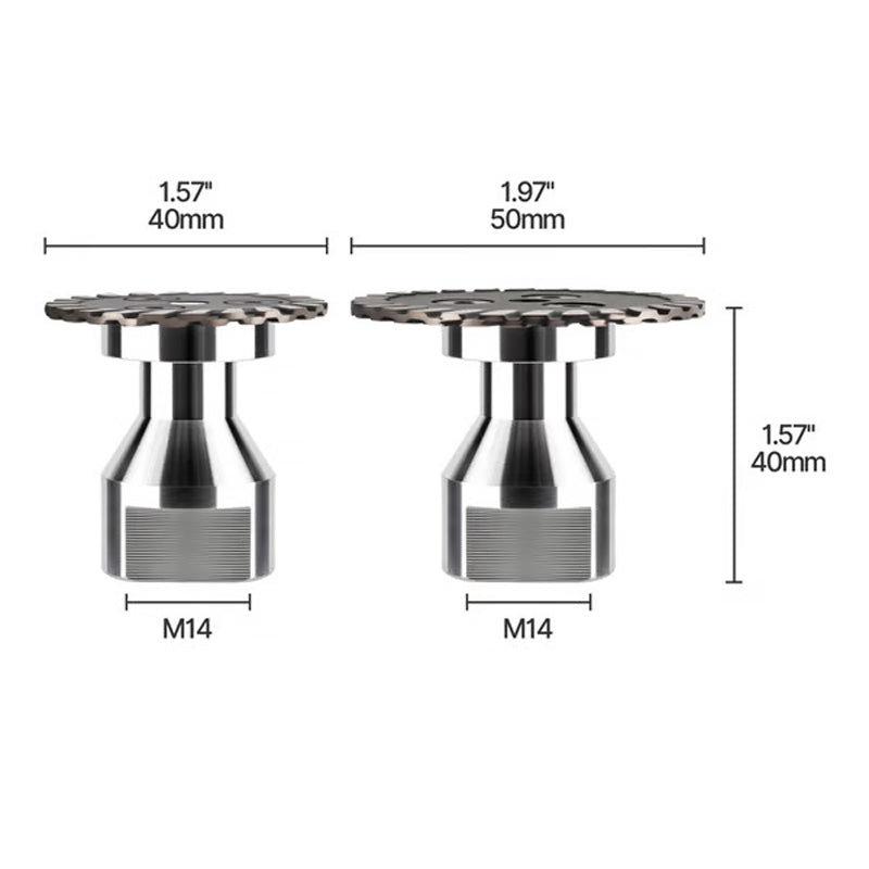 Arenzza M14 diamond blade for stone and tile, chip-free design, hot-pressed surface, with M14 thread for power tools.