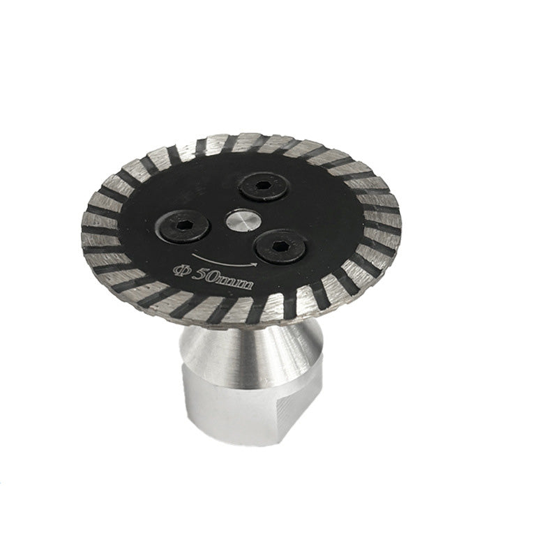 Arenzza M14 Diamond Blade for stone and tile, chip-free, hot-pressed, with M14 threading, shown with blade edges and mounting hole.
