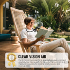 Arenzza 5X hands-free magnifying glass for tools and gardening, with adjustable stand and LED light, ideal for detailed work.