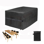 Arenzza outdoor dust-proof and water-resistant furniture cover, heavy-duty, windproof, all-weather protection for garden furniture.